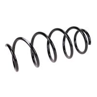 Coil spring in front