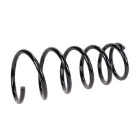 Coil spring in front