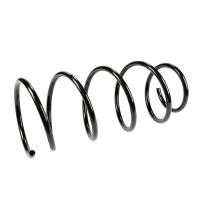 Coil spring in front
