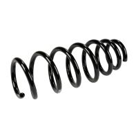 Coil spring in front