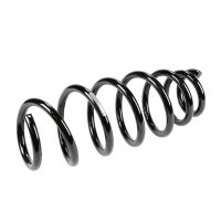Coil spring in front