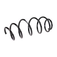 Coil spring in front