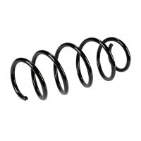 Coil spring in front