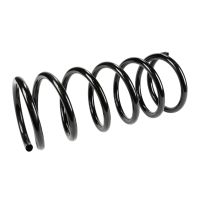 Coil spring in front