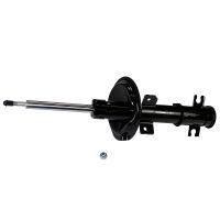 Shock absorber front gas pressure