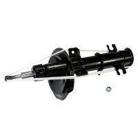 Shock absorber front gas pressure