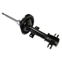 Shock absorber front gas pressure