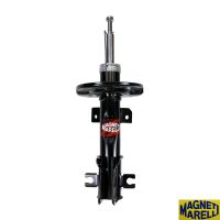 Shock absorber front gas pressure