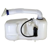 Windshield washer tank with pump
