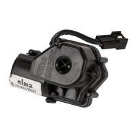 Headlamp wiper motor