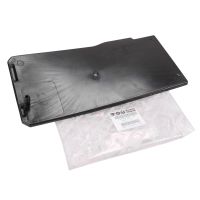 Battery retaining plate insert