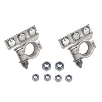 Battery - pole clamp set plus + minus -