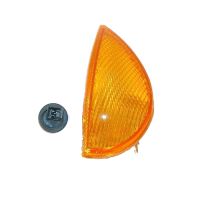 Turn signal completely in front right yellow