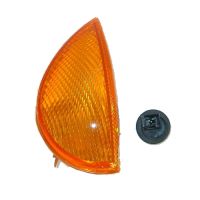 Turn signal completely in front left yellow