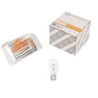 Left indicator lens in mirror for 16-watt indicator + 16-watt glass base bulb