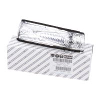 Indicator cap right white in mirror