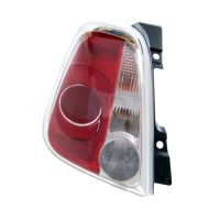 Rear light left white border original
