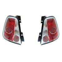 Set of rear lights with black border
