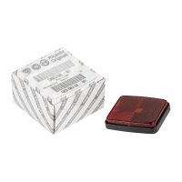 Rear bumper red reflector