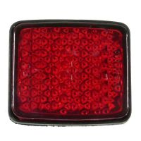 Rear bumper red reflector