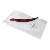 Rear reflector on the left rear of the bumper