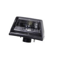 Licence plate light left