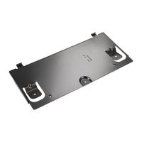 Rear license plate holder