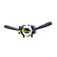 Steering column lever for vehicles with yellow connector for air bag