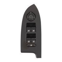 Window switch with cover in front on the left