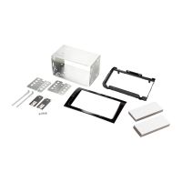 Double DIN radio bezel