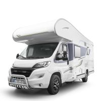 STEELER front protection bar with sheet metal including mounting kit polished stainless steel