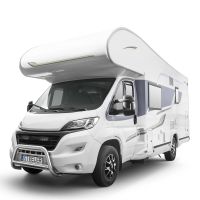 STEELER front protection bar with crossbars incl. mounting kit, polished stainless steel