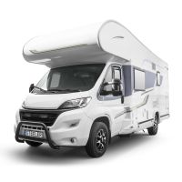 STEELER front protection bar with crossbars including mounting kit, black powder-coated