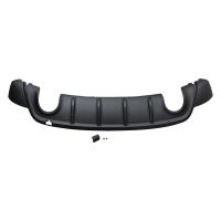 Rear spoiler in stamped black