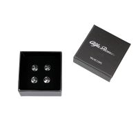 Valve cap set Alfa Romeo black