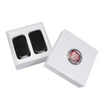 Key cover set matt black with Tipo logo