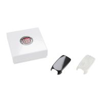 Key cover set matt white and glossy black