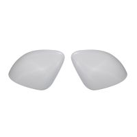 Outside mirror caps in white, carbon-effect