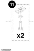 Chassis nut replacement part for Thule VeloSwing