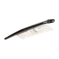 Wiper arm with blade at the rear