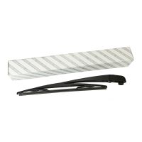 Wiper arm with blade behind