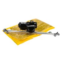 Wiper linkage complete with motor