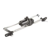 Wiper linkage complete with motor