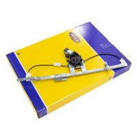 Window regulator electric front right motor on the rail