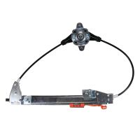 Manual window lifter at the rear left