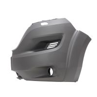 Bumper corner front left grey