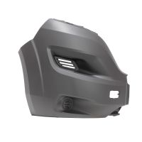 Bumper corner front right grey