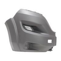 Bumper corner front right grey