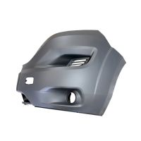 Bumper corner front left grey original