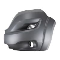 Bumper corner front left grey original